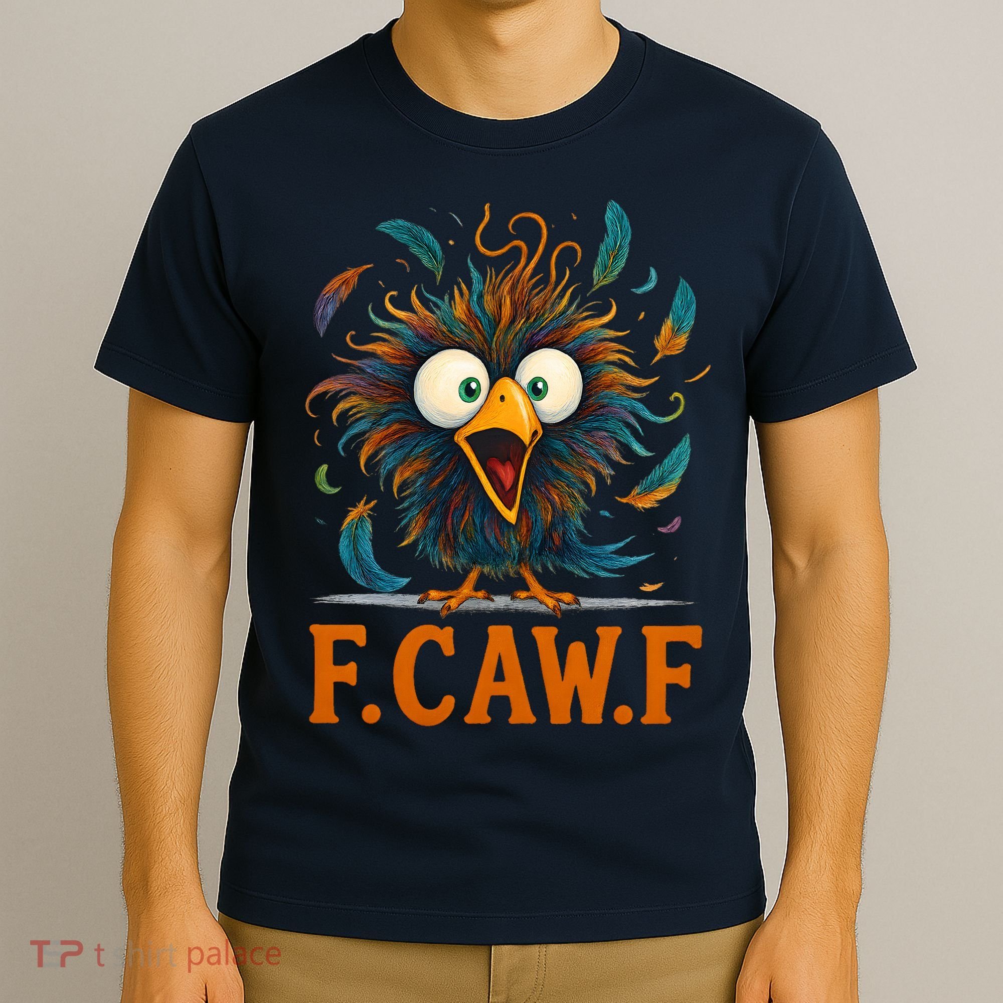 F-Caw-F Funny Rooster Chicken Clucking Meme T-Shirt
