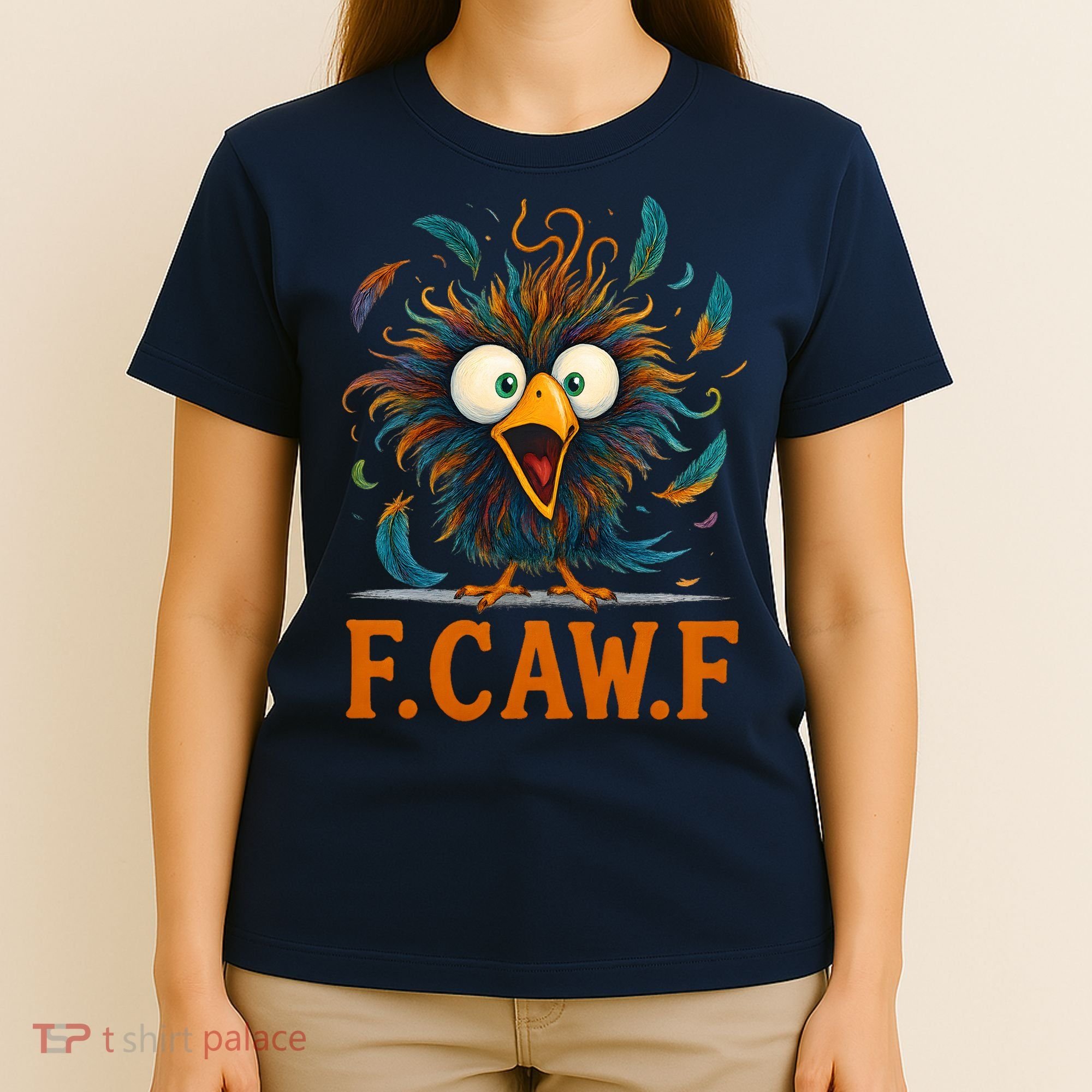 F-Caw-F Funny Rooster Chicken Clucking Meme T-Shirt