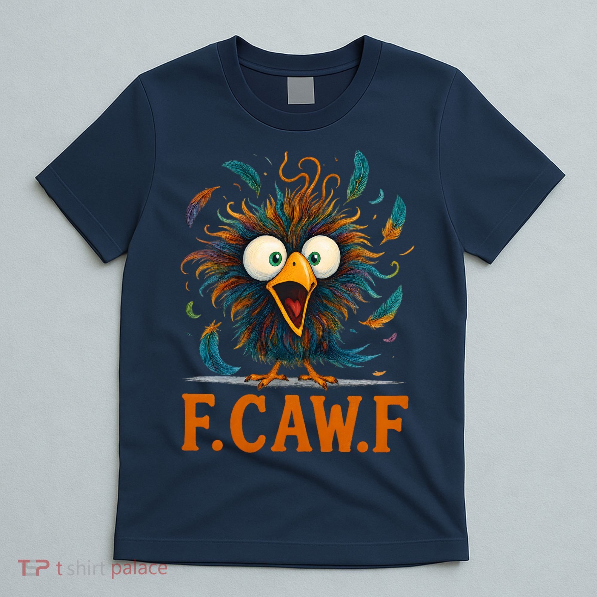 F-Caw-F Funny Rooster Chicken Clucking Meme T-Shirt