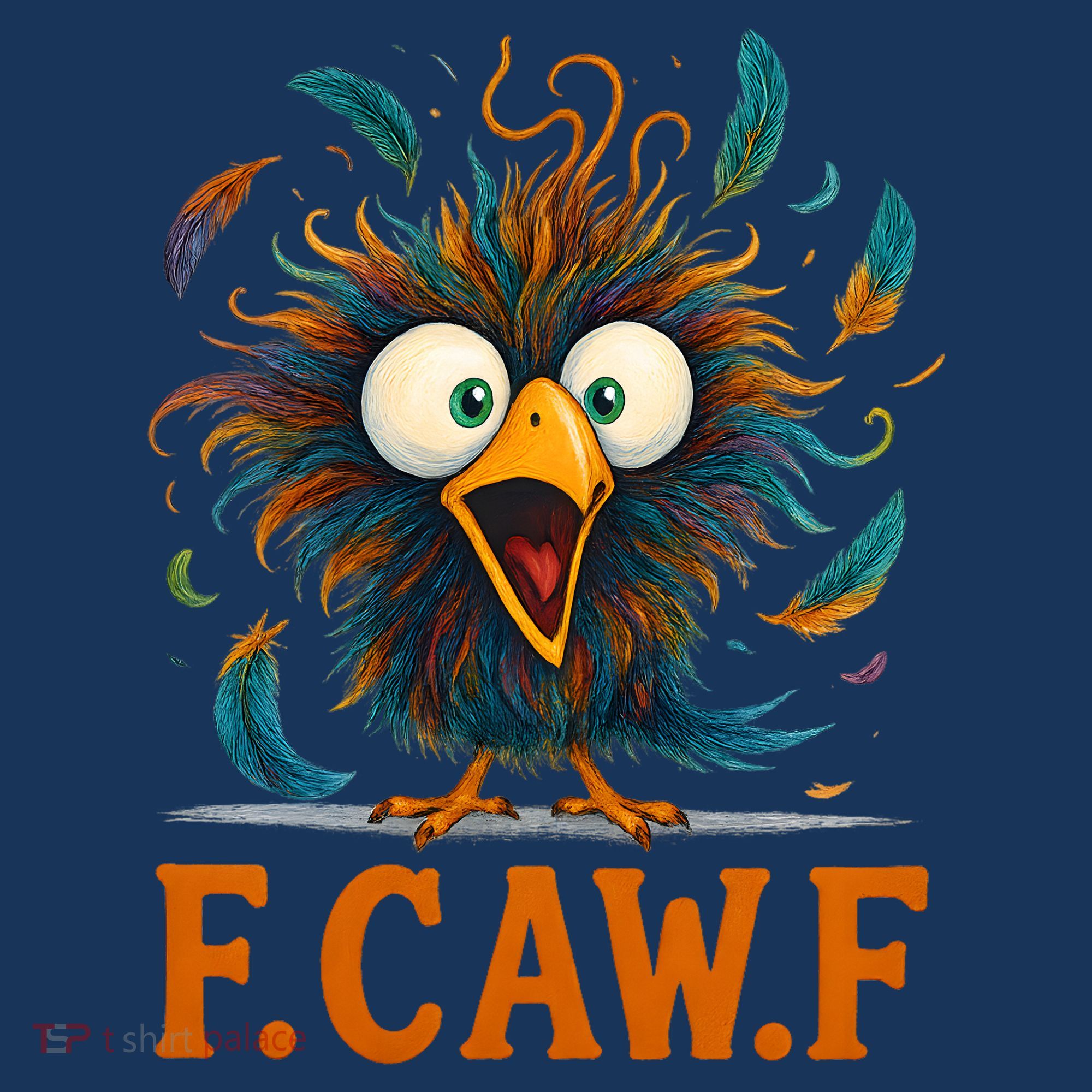 F-Caw-F Funny Rooster Chicken Clucking Meme Women's Hoodie