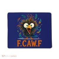 F-Caw-F Funny Rooster Chicken Clucking Meme Mousepad thumb 0