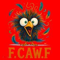 F-Caw-F Funny Rooster Chicken Clucking Meme Santa Hat thumb 1