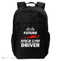 Funny Future Race Car Driver Gift Racing Gift Backpack thumb 0