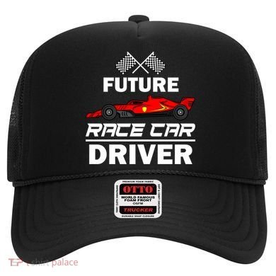 Funny Future Race Car Driver Gift Racing Gift Hat