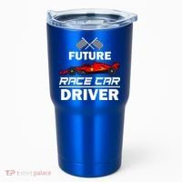 Funny Future Race Car Driver Gift Racing Gift Tumbler thumb 0