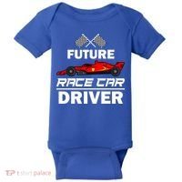 Funny Future Race Car Driver Gift Racing Gift Baby Bodysuit thumb 0