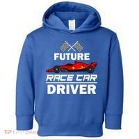 Funny Future Race Car Driver Gift Racing Gift Toddler Hoodie thumb 0