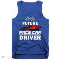 Funny Future Race Car Driver Gift Racing Gift Tank Top thumb 0