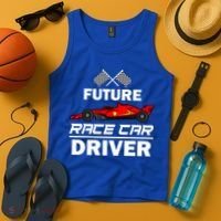 Funny Future Race Car Driver Gift Racing Gift Tank Top thumb 4