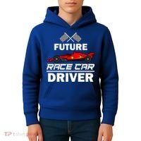 Funny Future Race Car Driver Gift Racing Gift Kids Hoodie thumb 4