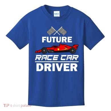 Funny Future Race Car Driver Gift Racing Gift Kids T-Shirt