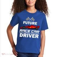 Funny Future Race Car Driver Gift Racing Gift Kids T-Shirt thumb 2