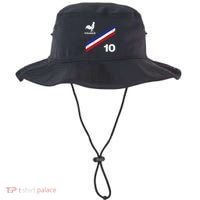 France Flag Rooster Number 10 Soccer Bucket Hat thumb 0