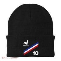 France Flag Rooster Number 10 Soccer Beanie thumb 0