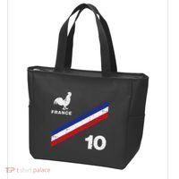 France Flag Rooster Number 10 Soccer Tote Bag thumb 3