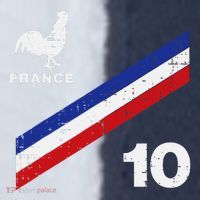 France Flag Rooster Number 10 Soccer Sport-Tek Competitor United Soccer Jersey thumb 4