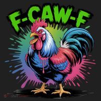 Funny F-Caw-F ROOSTER Humor Meme Saying Beanie thumb 2
