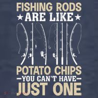Funny Fishing Rods Fisherman Gift T-Shirt thumb 5