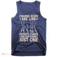 Funny Fishing Rods Fisherman Gift Tank Top thumb 0