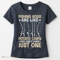 Funny Fishing Rods Fisherman Gift Women's T-Shirt thumb 0