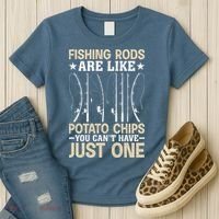 Funny Fishing Rods Fisherman Gift Women's T-Shirt thumb 3