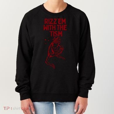Funny Frog Rizz Em With The Tism Women's Sweatshirt