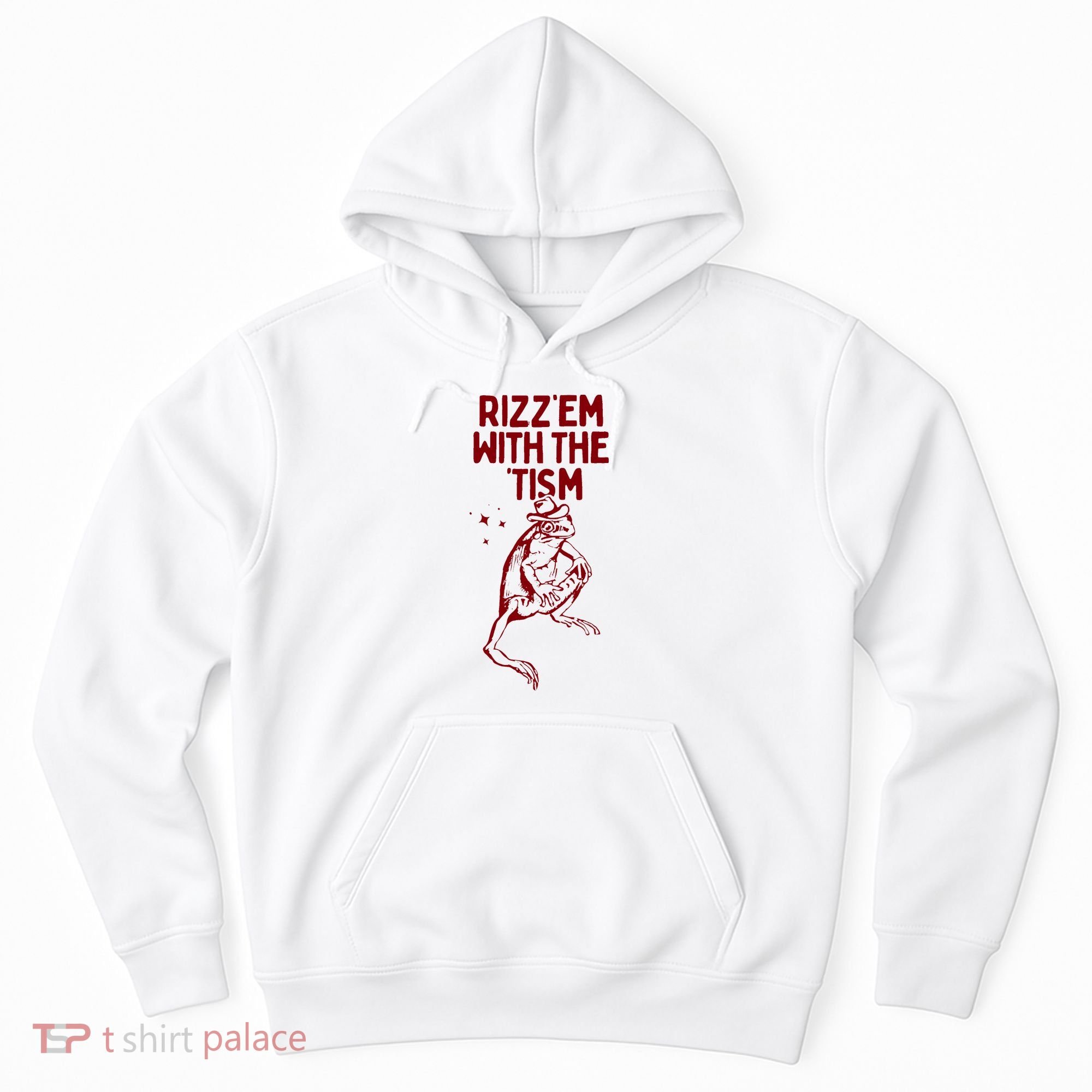 Funny Frog Rizz Em With The Tism Hoodie