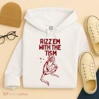 Funny Frog Rizz Em With The Tism Hoodie thumb 4