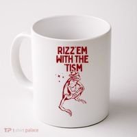 Funny Frog Rizz Em With The Tism Coffee Mug thumb 0