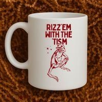 Funny Frog Rizz Em With The Tism Coffee Mug thumb 2