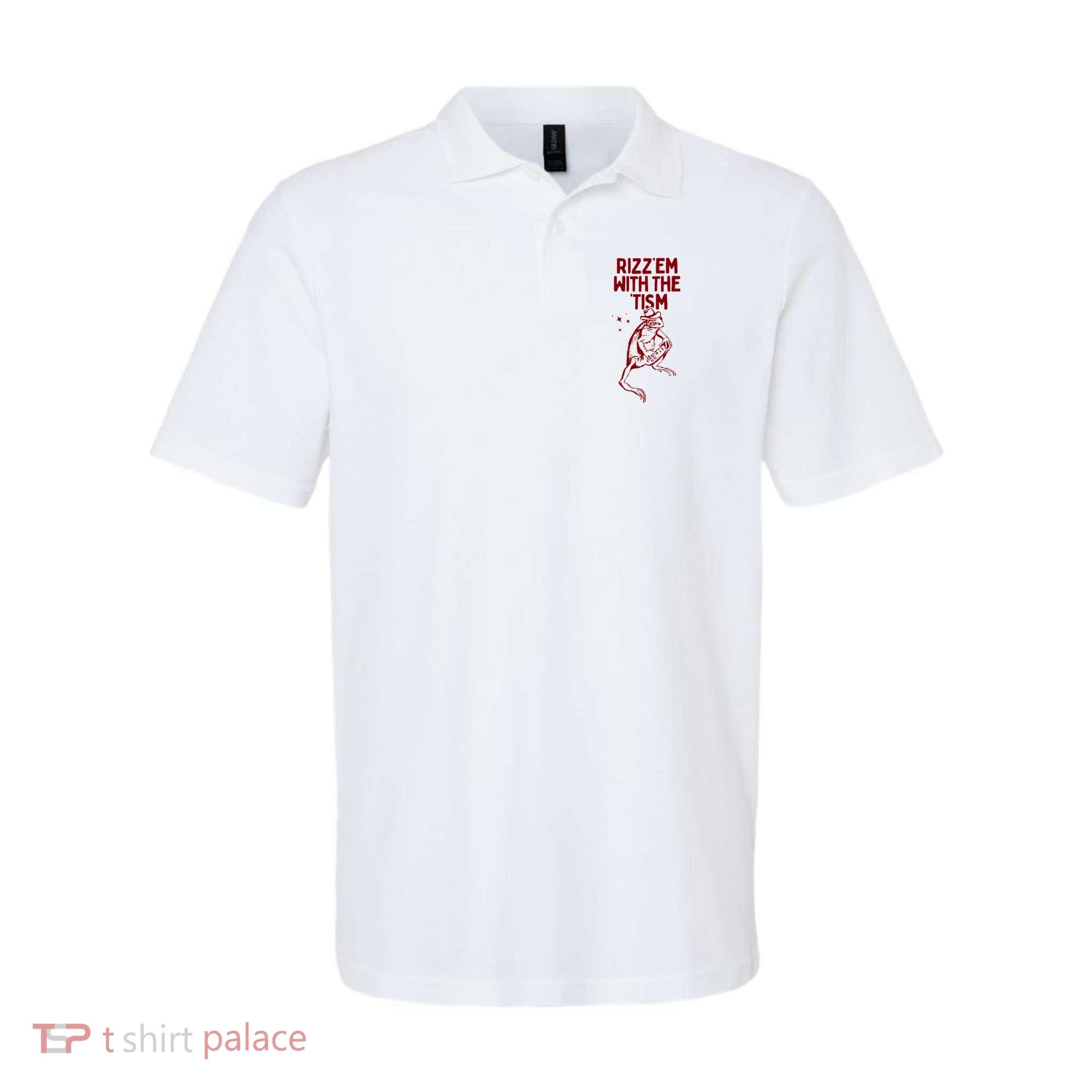 Funny Frog Rizz Em With The Tism Polo