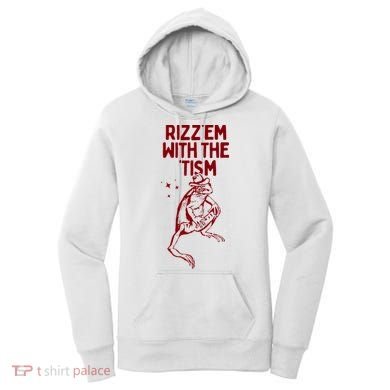Funny Frog Rizz Em With The Tism Women's Hoodie