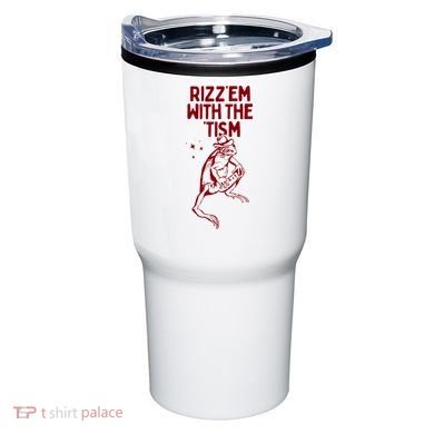 Funny Frog Rizz Em With The Tism Tumbler