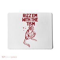 Funny Frog Rizz Em With The Tism Mousepad thumb 0