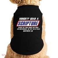 Funny Famous Scripture Gifts Bible Verse Candy Bar Parody Doggie Tank thumb 0