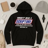 Funny Famous Scripture Gifts Bible Verse Candy Bar Parody Hoodie thumb 3