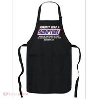 Funny Famous Scripture Gifts Bible Verse Candy Bar Parody Apron thumb 0
