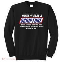 Funny Famous Scripture Gifts Bible Verse Candy Bar Parody Sweatshirt thumb 0