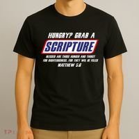Funny Famous Scripture Gifts Bible Verse Candy Bar Parody T-Shirt thumb 3
