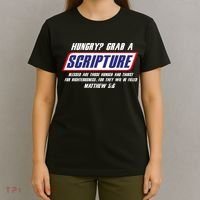 Funny Famous Scripture Gifts Bible Verse Candy Bar Parody T-Shirt thumb 4