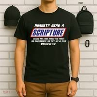 Funny Famous Scripture Gifts Bible Verse Candy Bar Parody T-Shirt thumb 6