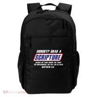 Funny Famous Scripture Gifts Bible Verse Candy Bar Parody Backpack thumb 0