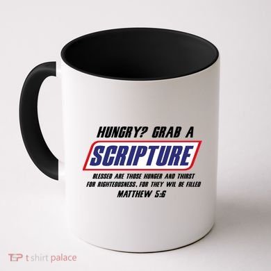 Funny Famous Scripture Gifts Bible Verse Candy Bar Parody Coffee Mug