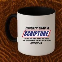 Funny Famous Scripture Gifts Bible Verse Candy Bar Parody Coffee Mug thumb 2