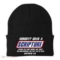 Funny Famous Scripture Gifts Bible Verse Candy Bar Parody Beanie thumb 0