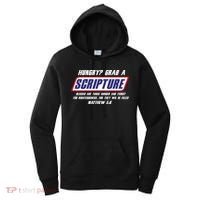 Funny Famous Scripture Gifts Bible Verse Candy Bar Parody Women's Hoodie thumb 0