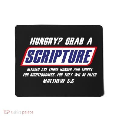 Funny Famous Scripture Gifts Bible Verse Candy Bar Parody Mousepad