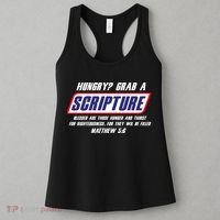 Funny Famous Scripture Gifts Bible Verse Candy Bar Parody Women's Tank Top thumb 3