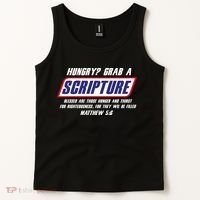Funny Famous Scripture Gifts Bible Verse Candy Bar Parody Tank Top thumb 2