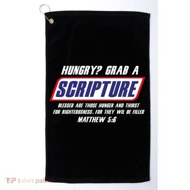 Funny Famous Scripture Gifts Bible Verse Candy Bar Parody Golf Towel